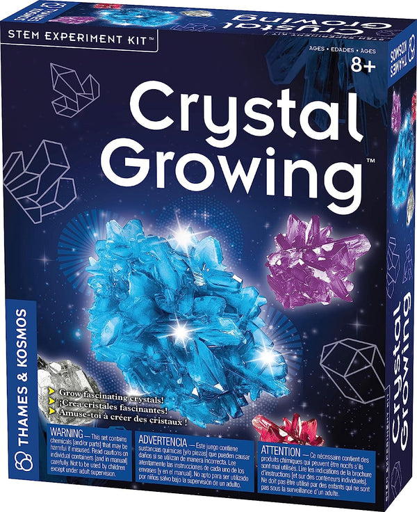 National Geographic Crystal Growing Kit - Grow 8 Light-Up Crystals, Science  Gift for Kids 8-12