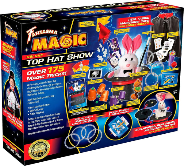 Fantasma Toys Deluxe Top Hat Show 175 Tricks Magic Set