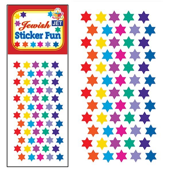 Star of David (Solid) Stickers - Prismatic