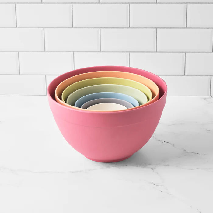 Bamboo Nesting Mixing Bowls - Pastel