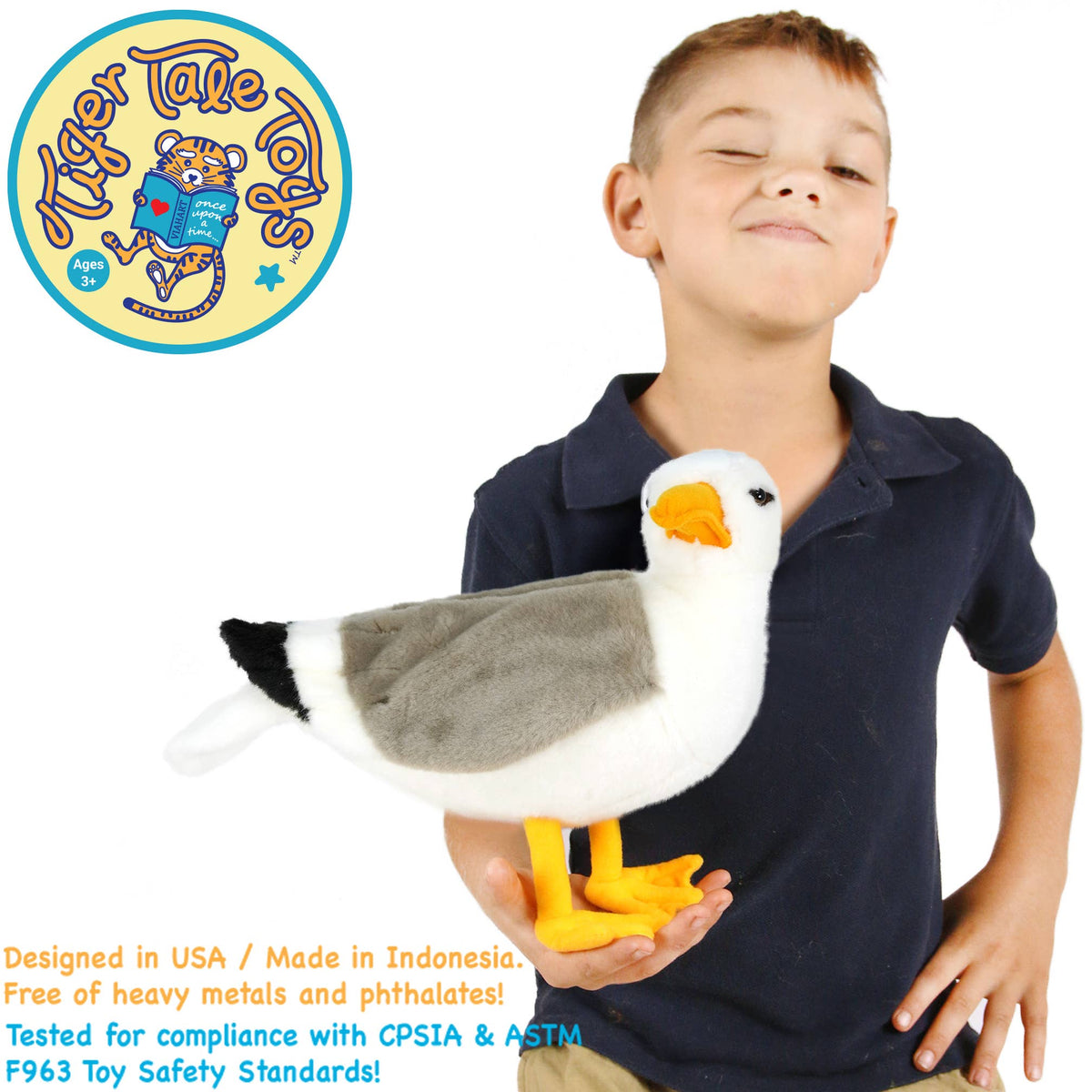 Seamus The Seagull | 12 Inch Stuffed Animal Plush