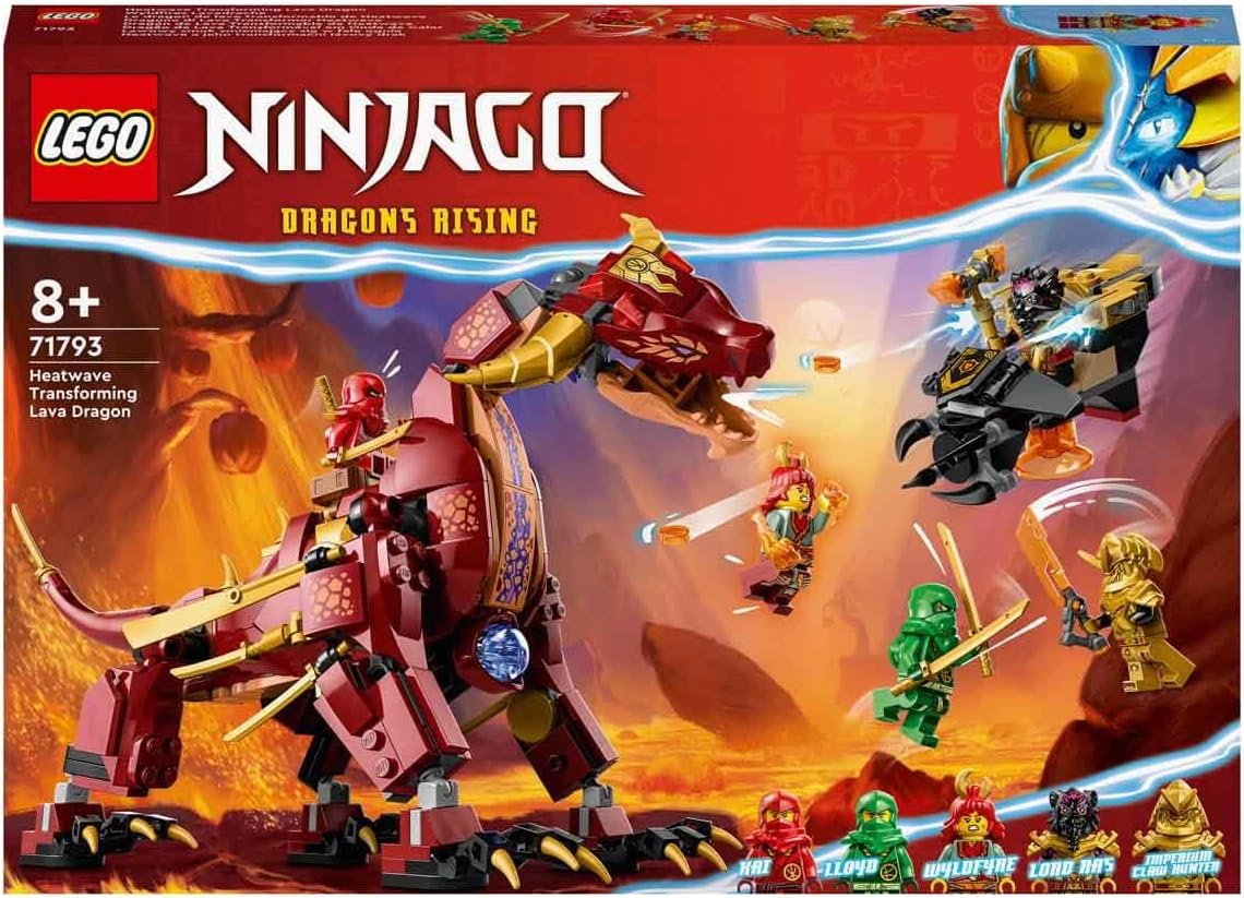 Heatwave Transforming Lava Dragon 71793 | NINJAGO® | Buy online at the  Official LEGO® Shop GB
