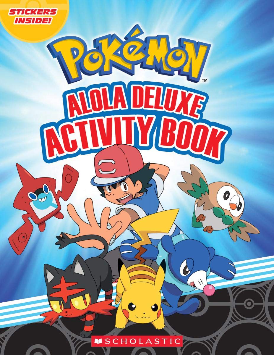 Pokémon Alola Region Sticker Book
