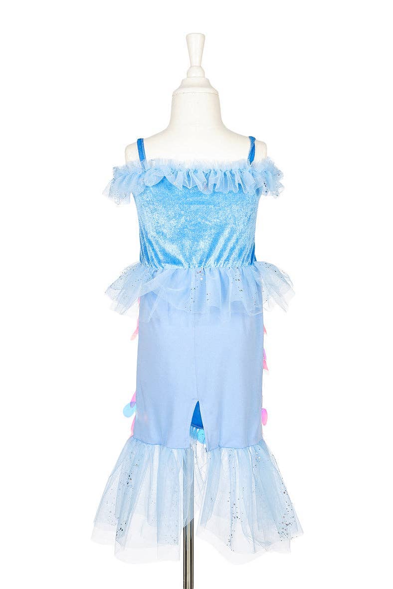 Lorelie Mermaid Blue Dress: 3-4 years