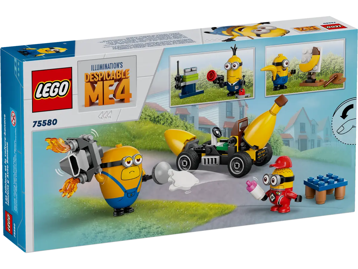 DESPICABLE ME 4: 75580 Minions and Banana Car