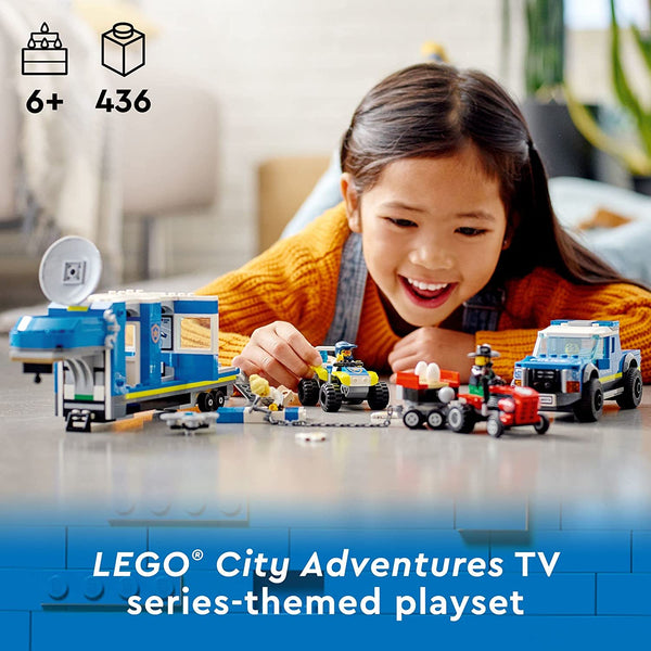 LEGO 60315 CITY POLICE ME COMMAND TRUCKOBIL - West Side Kids Inc