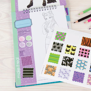 Make It Real Fashion Design Sketchbook: Pastel Pop