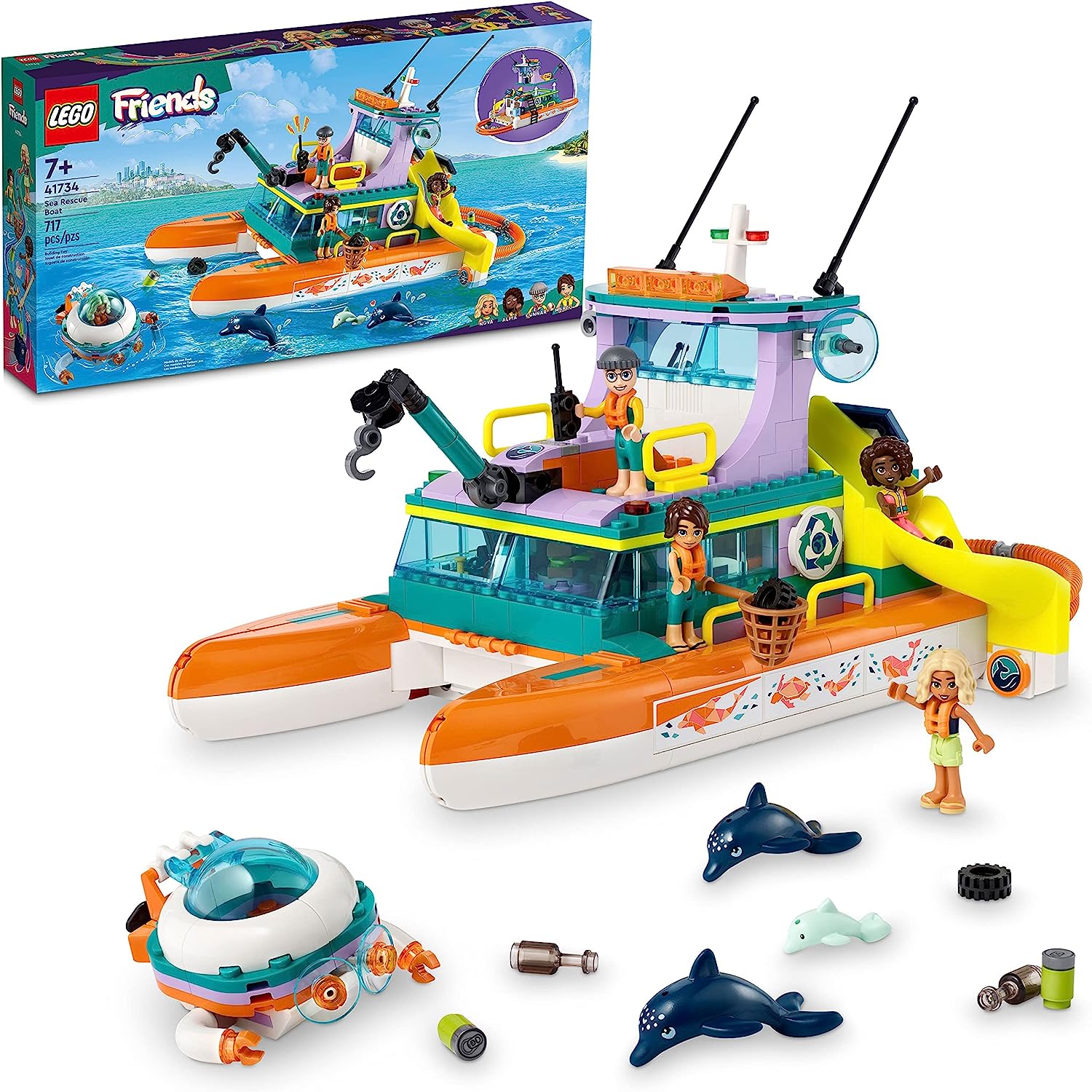 lego friends yacht set