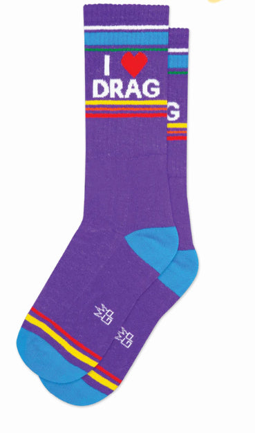 I Love ❤️ Drag Athletic Socks