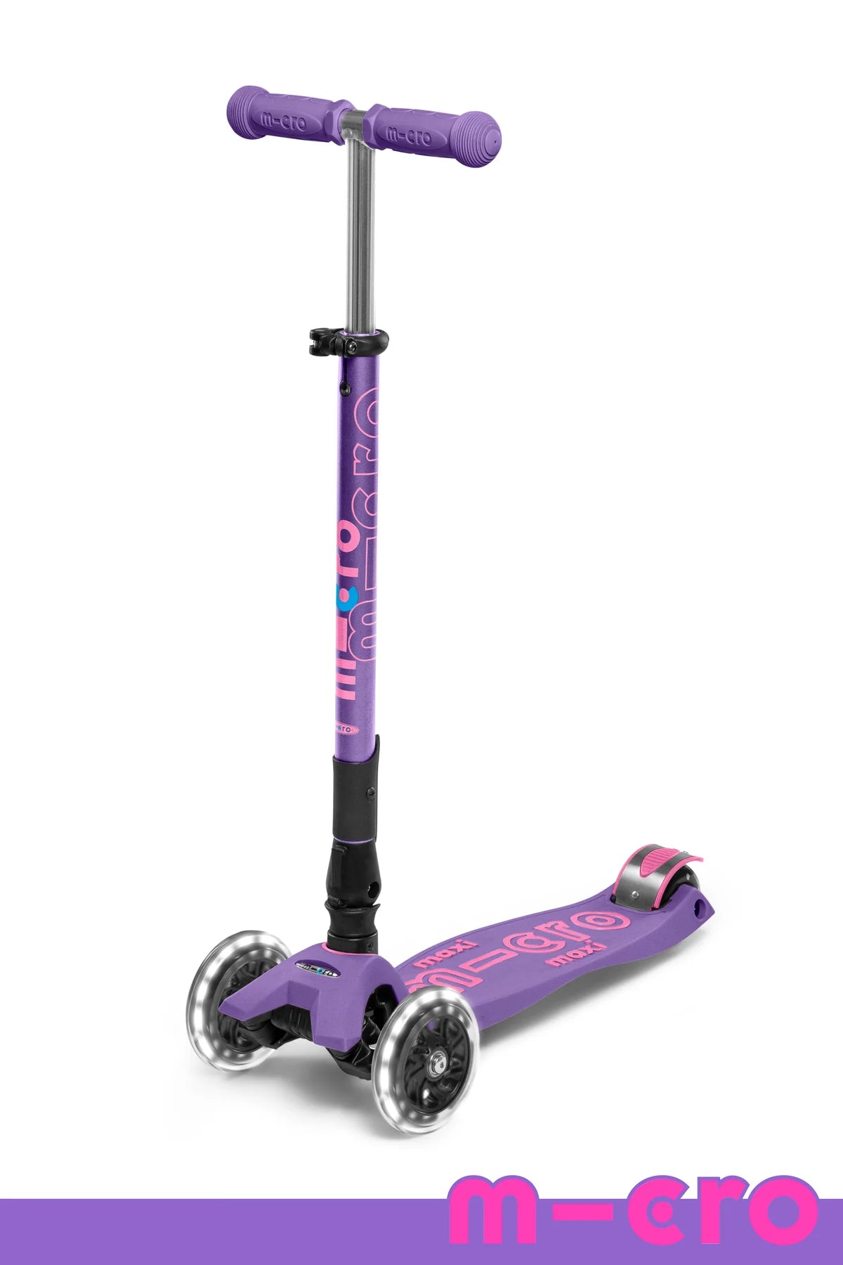 Micro Maxi Deluxe Foldable Scooter LED