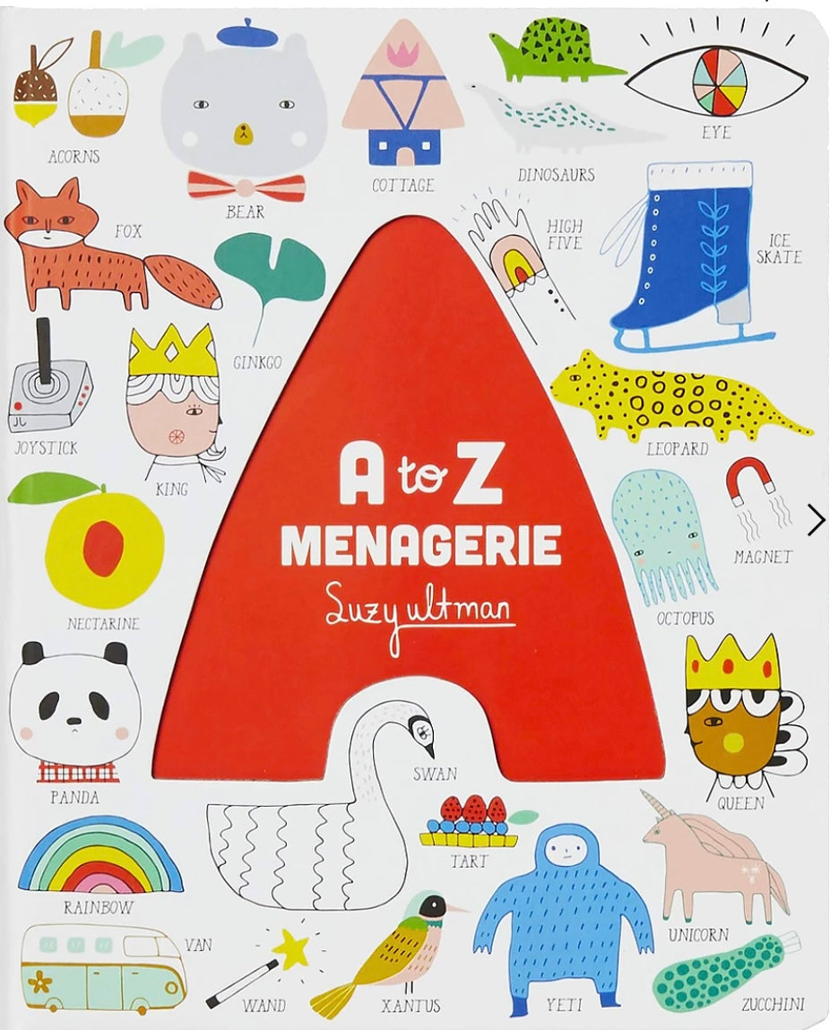 A to Z Menagerie Board Book: Suzy Ultman