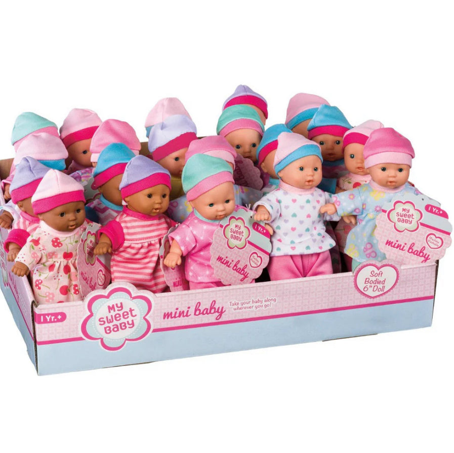 Mini Babies Assorted Skin Tones