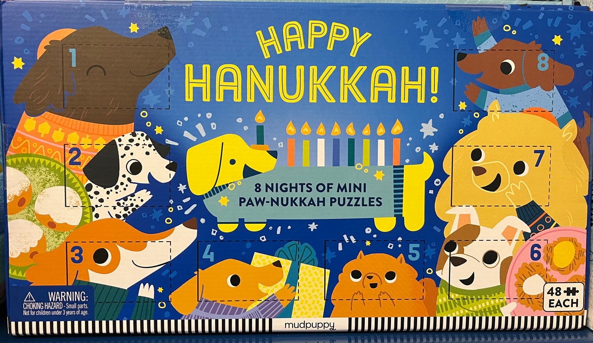 Happy Hanukkah! 8 Nights Of Mini Paw-Nukkah Puzzles