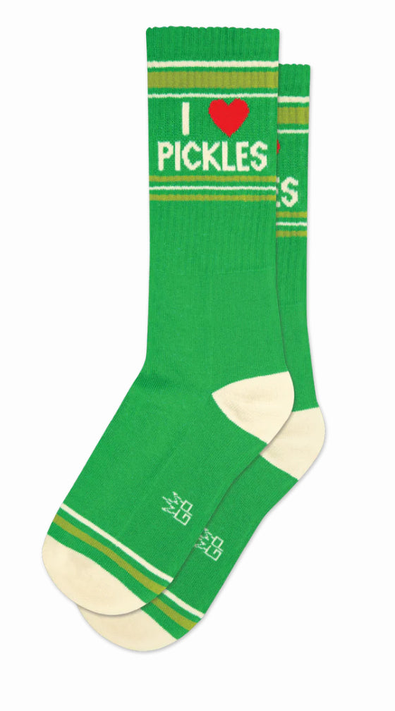 I Love Pickles Athletic Socks