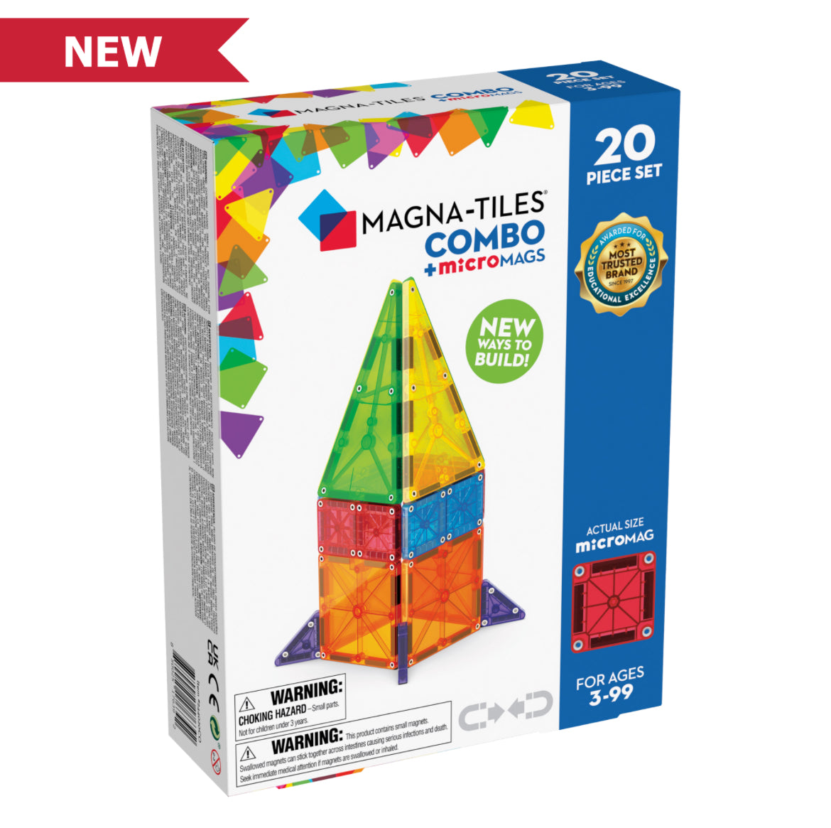 Magna-Tiles Combo 20 Piece Set