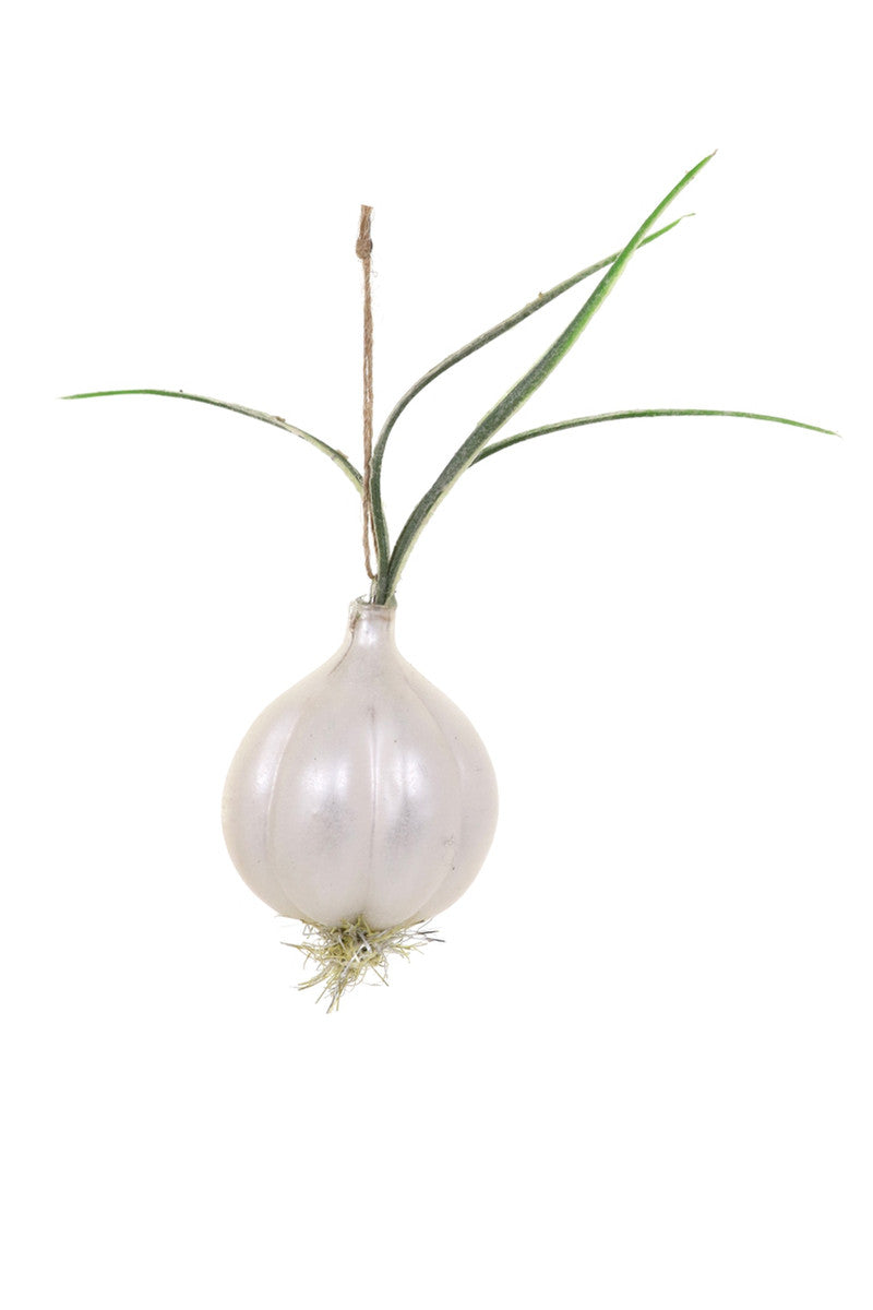 Farmstand Onion Glass Ornament