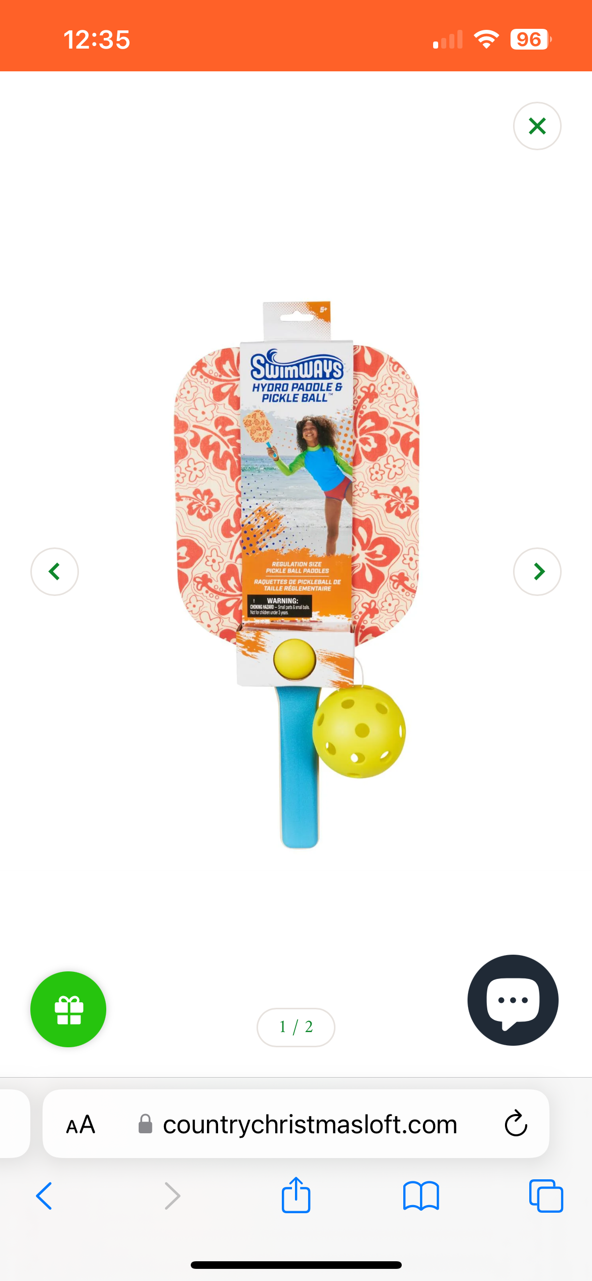 Hydro Paddle &amp; Pickle Ball Set