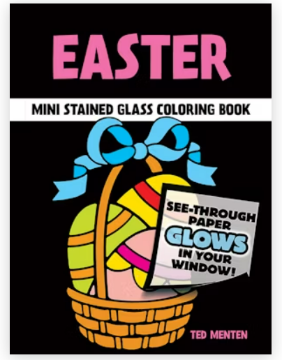 Easter Mini Stained Glass Coloring Book