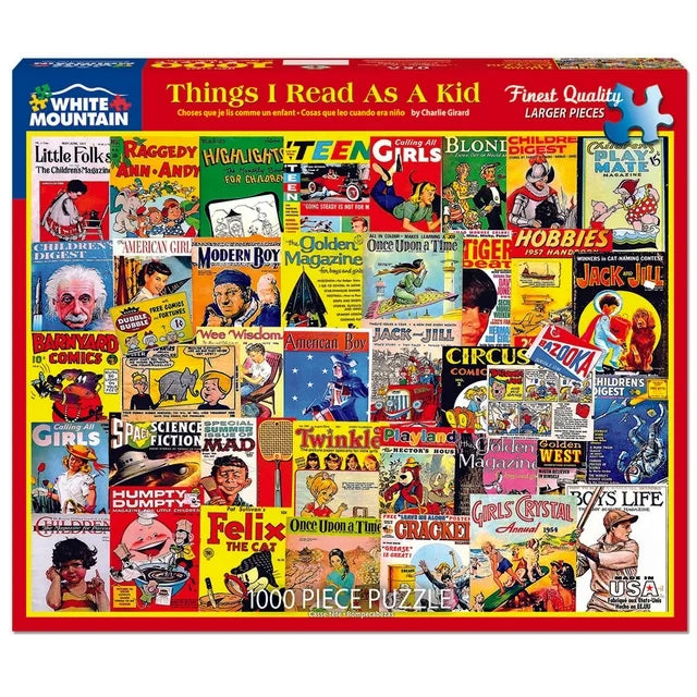 Things I Read as a Kid 1000 Piece Puzzle