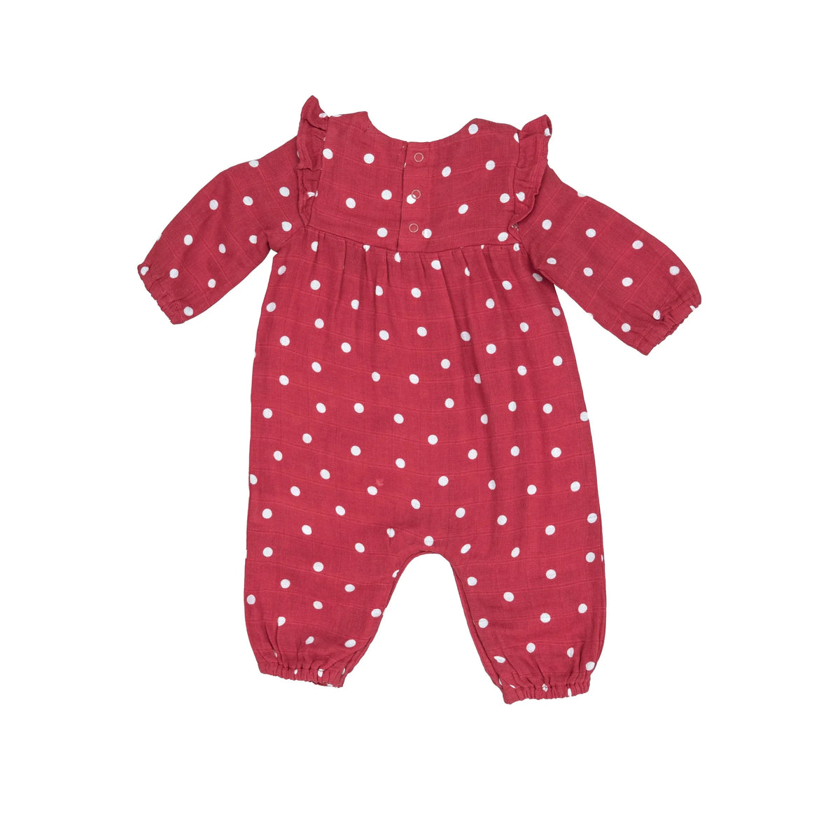 Ruffle Red Polka Dot Romper