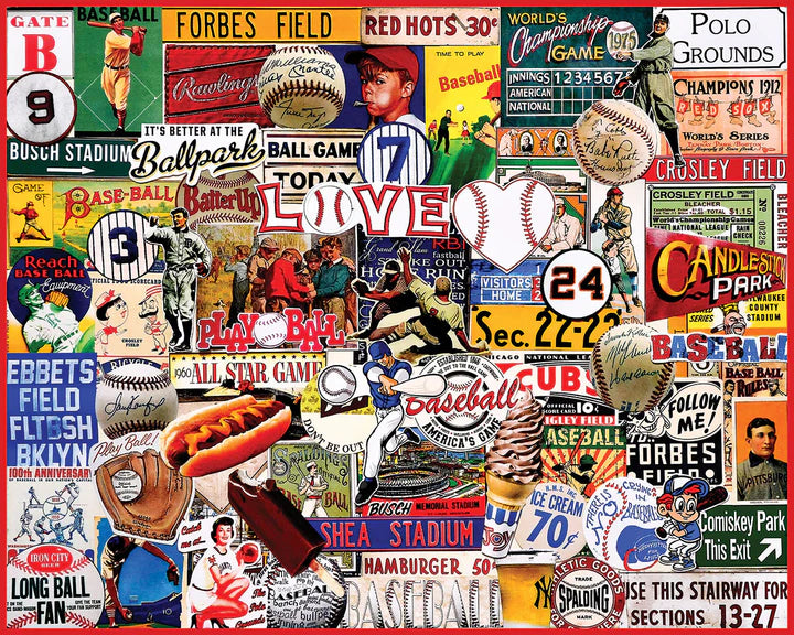 All American Vintage Baseball Poster by Vintage Posters