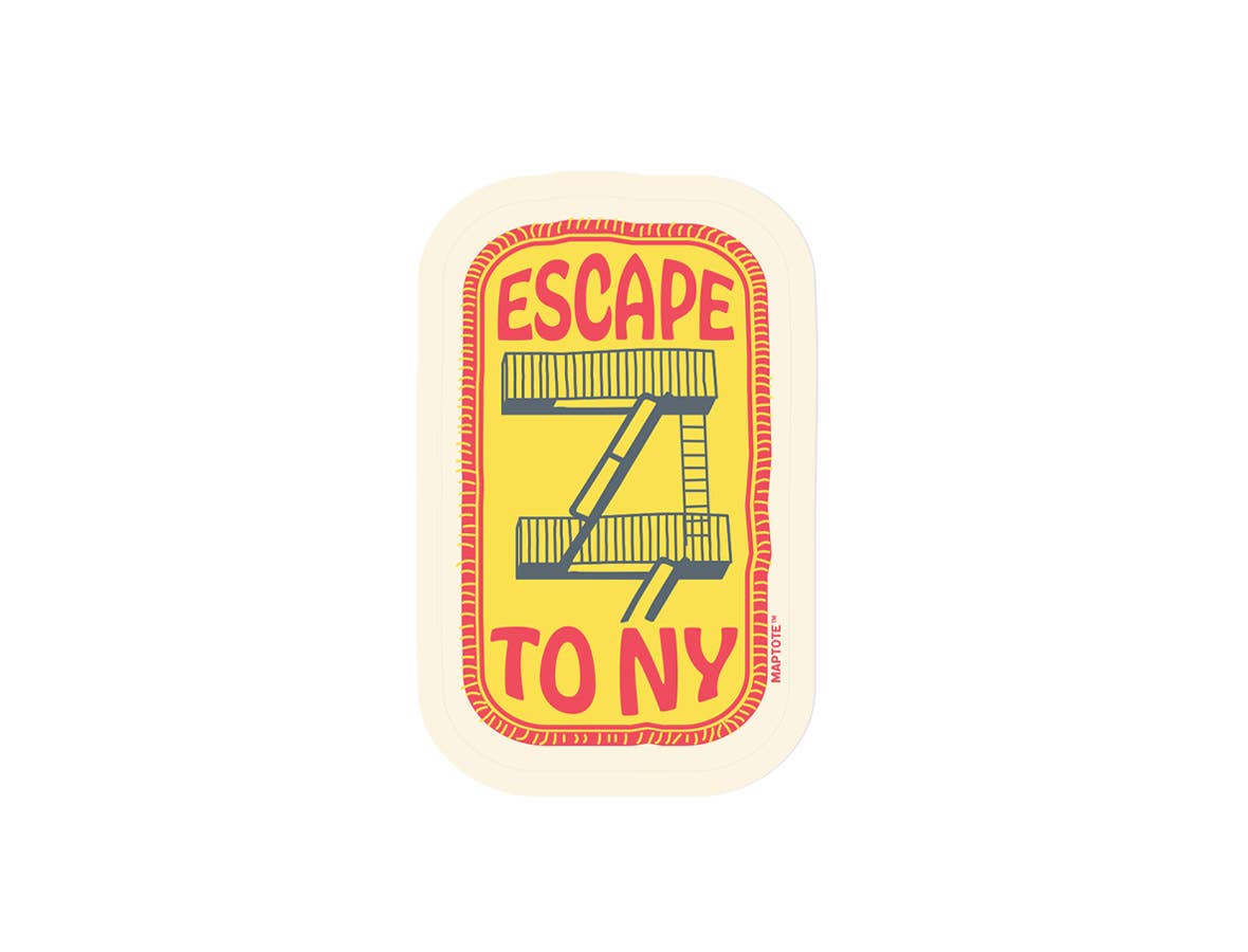 New York City Fire Escape Sticker