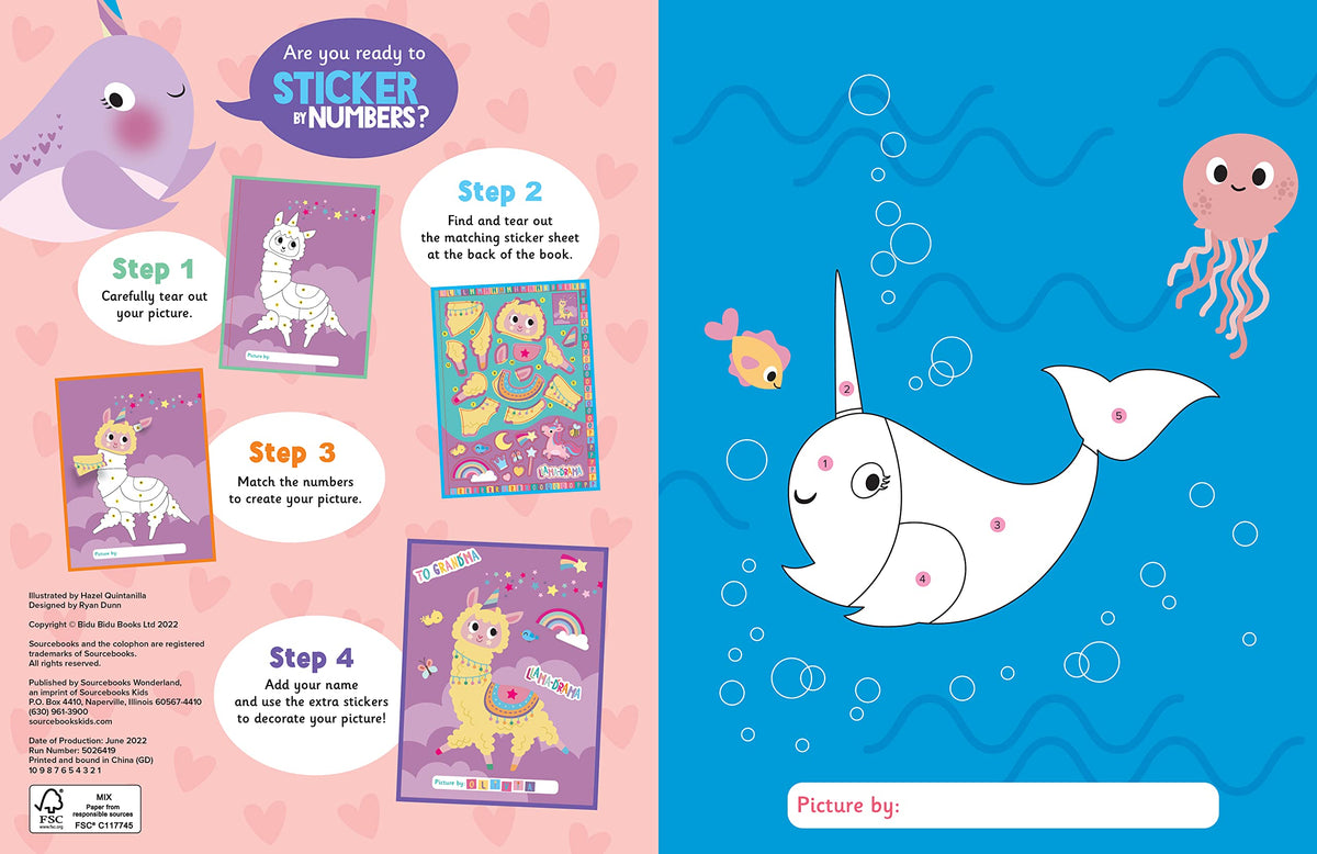 My First Sticker Book: By Numbers And Magical Creatures 500+