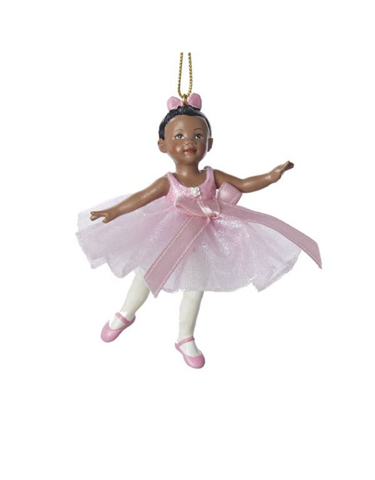 Little Ballerina Girl Resin Ornament